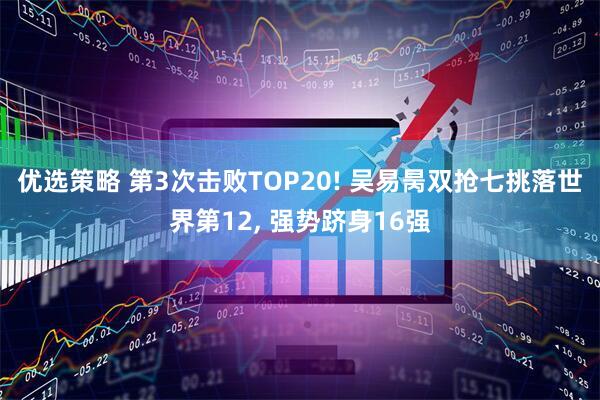 优选策略 第3次击败TOP20! 吴易昺双抢七挑落世界第12, 强势跻身16强
