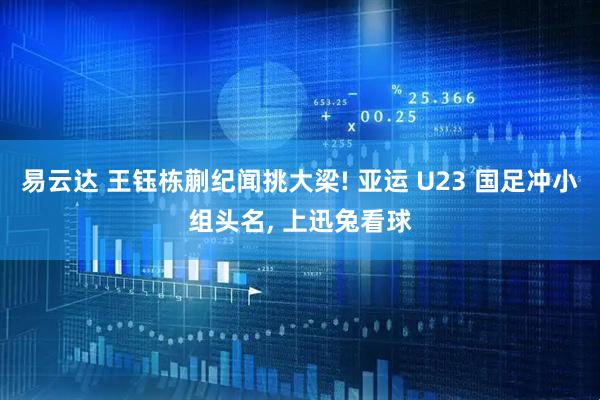 易云达 王钰栋蒯纪闻挑大梁! 亚运 U23 国足冲小组头名, 上迅兔看球